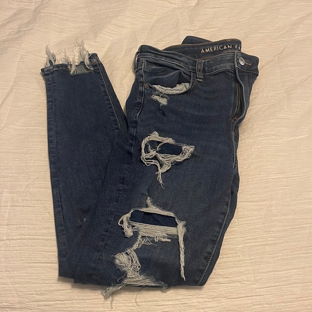 American Eagle super hi-rise jegging next level stretch